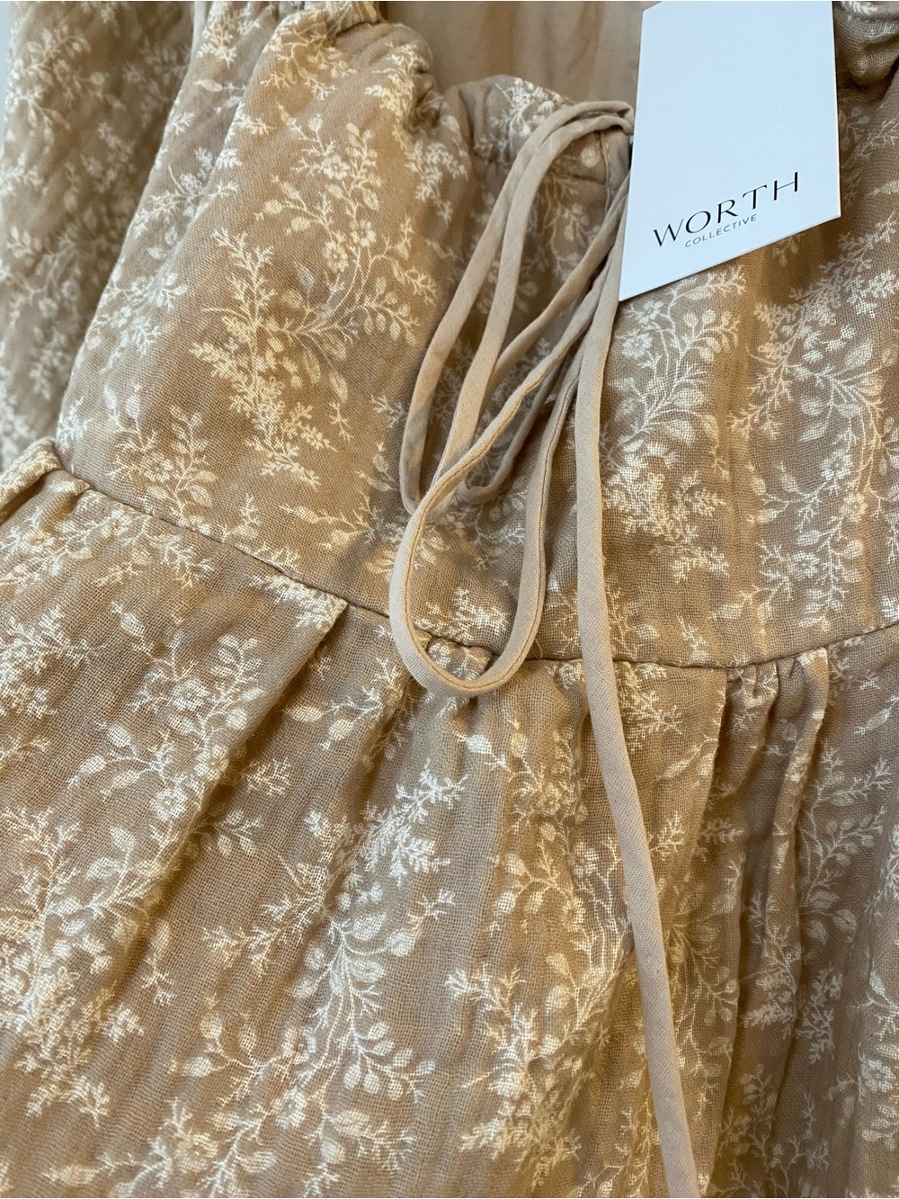 Cara 100% cotton Maxi Dress in Mocha - Picture 10 of 13